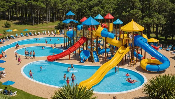 Top des campings avec parc aquatique et toboggan en vendée
